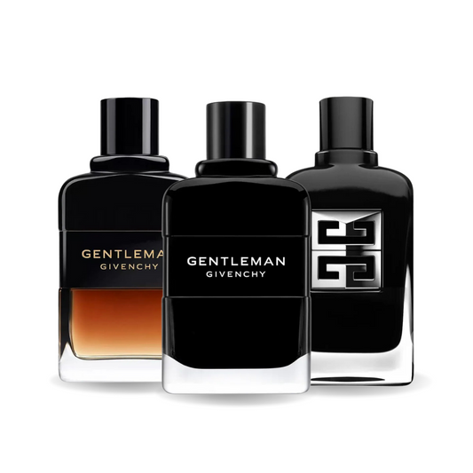 Combo de 3 perfumes: Gentleman, Gentleman Reserve y Gentleman Society de 100 ml